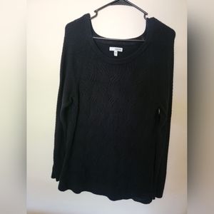 Sonoma Cable Knit Sweater, Black, Large